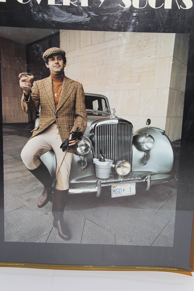 Vintage Poster Art of "Poverty Sucks"