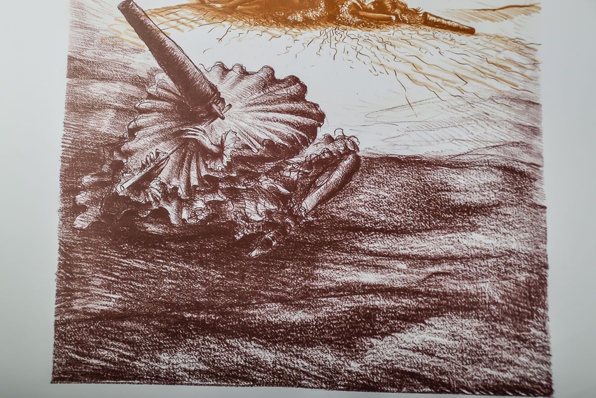 1982 Ludovico De Luigi Italian Art Poster