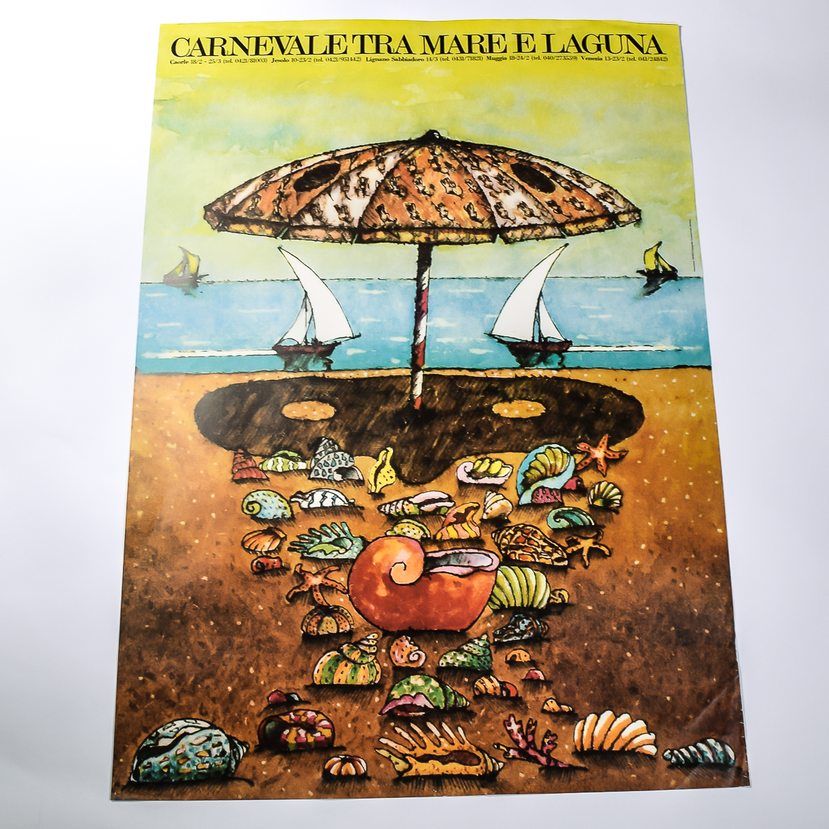Carnevale Tra Mare e Laguna Art Poster