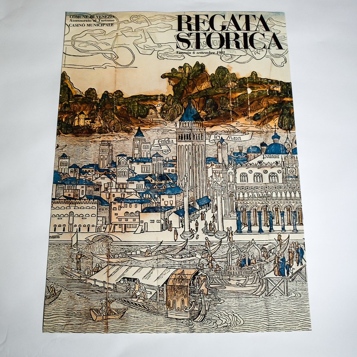 1981 Regata Storica Comune de Venezia Art Poster