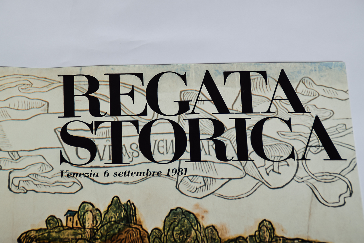 1981 Regata Storica Comune de Venezia Art Poster