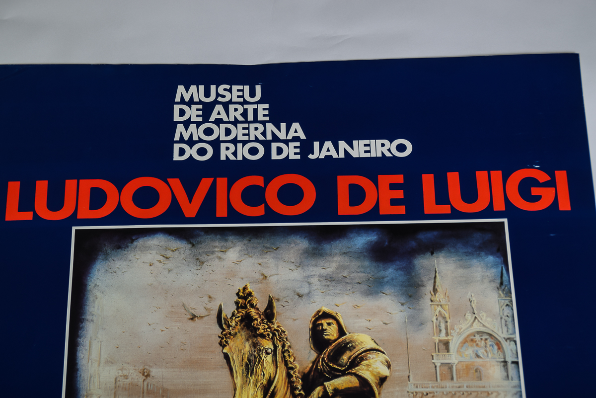 1981 Ludovico De Luigi Art Poster