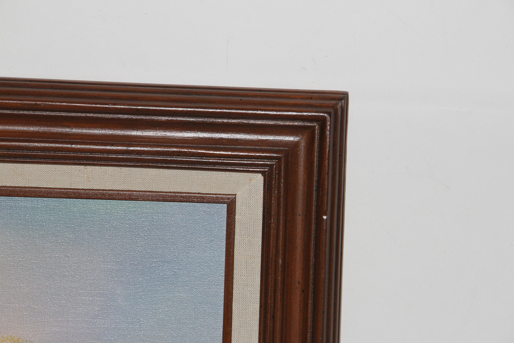 Pair of Original, Signed Oil Paintings Inspired by Nature