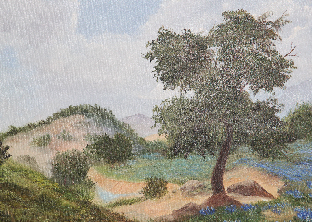 Pair of Original, Signed Oil Paintings Inspired by Nature