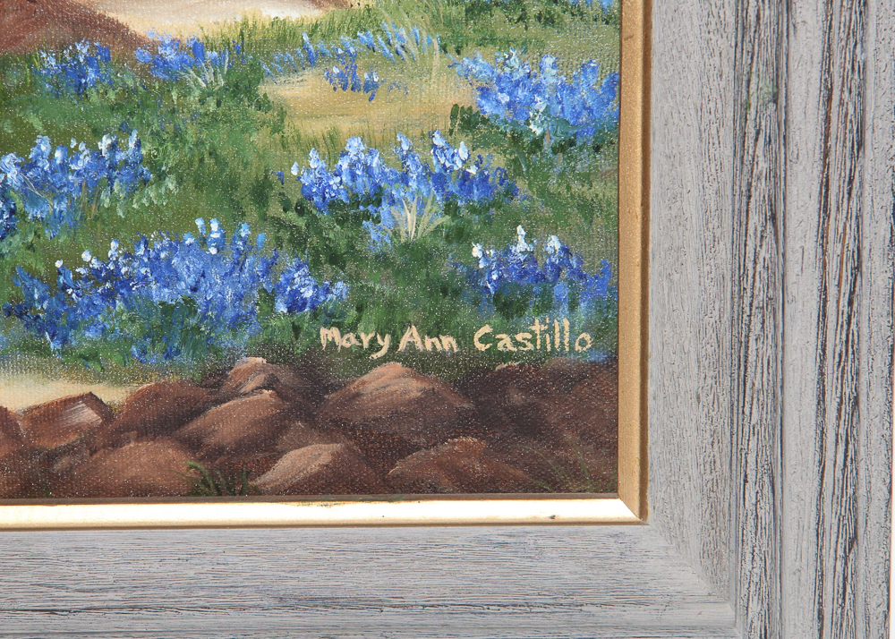 Pair of Original, Signed Oil Paintings Inspired by Nature