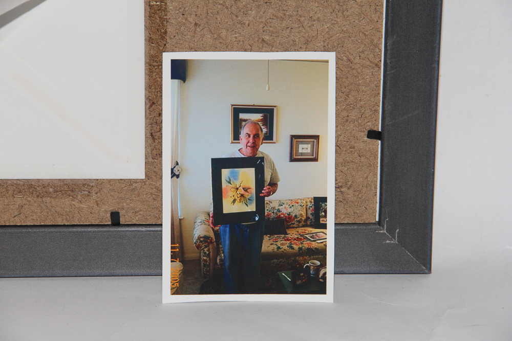 Original Signed Watercolor Painting by Fred Heath, "Lilies"