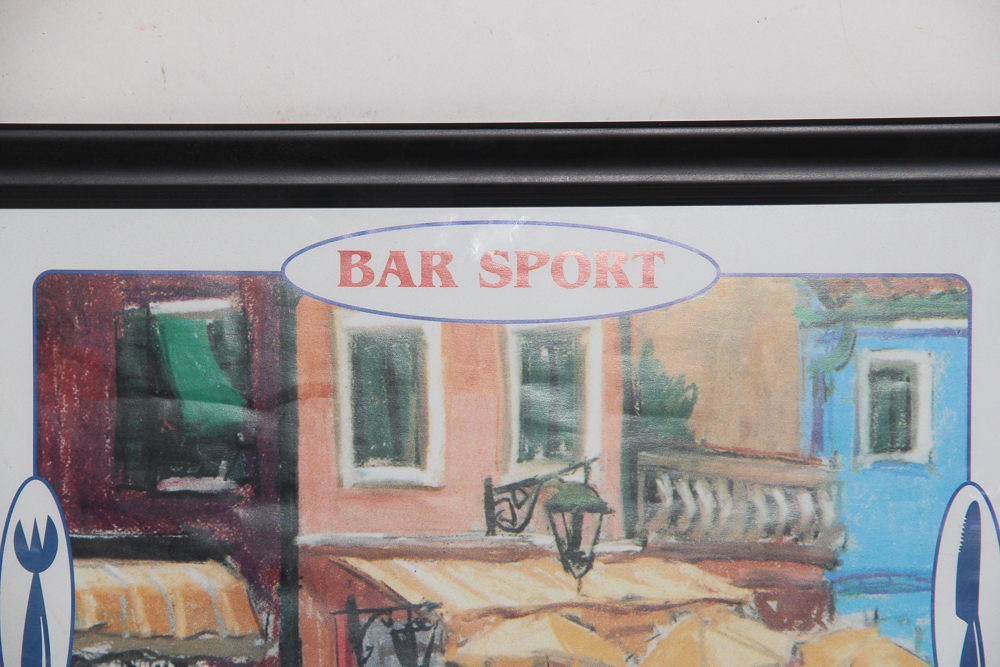 Robert Searle Offset Lithograph, "Blessing the Grapes, California Style"