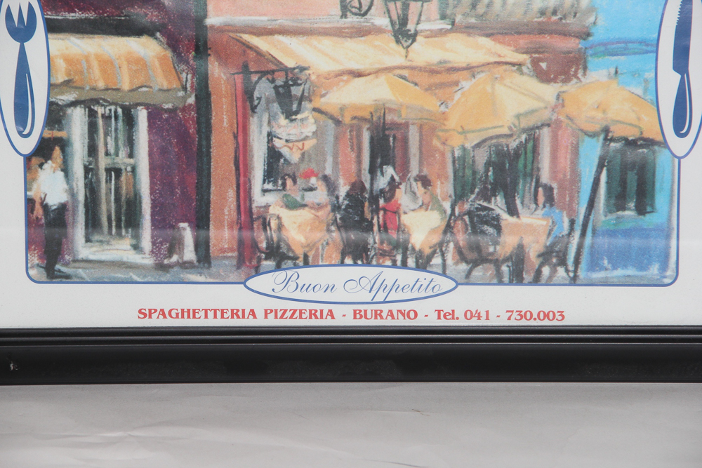 Robert Searle Offset Lithograph, "Blessing the Grapes, California Style"