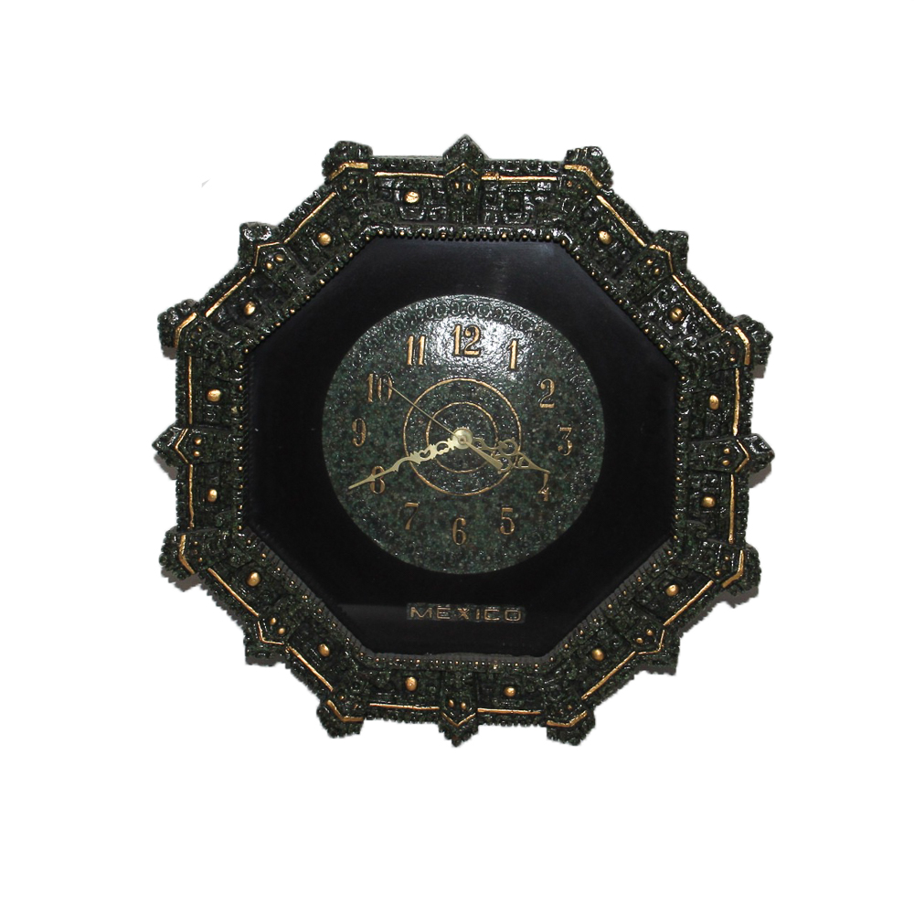 Moulded Mexican Orbicular Granite Style Wall Clock