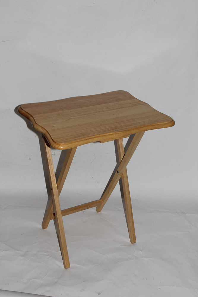 Set of TV Trays in Stand