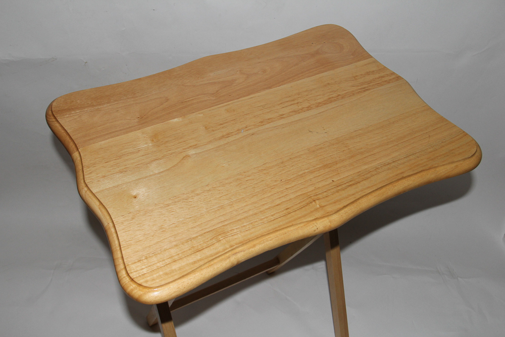 Set of TV Trays in Stand