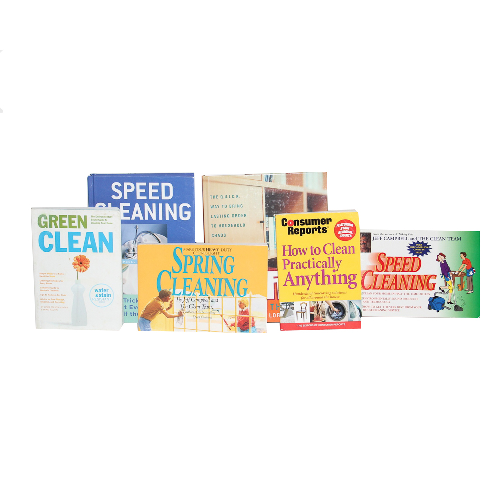 Selection of Household Cleaning Books