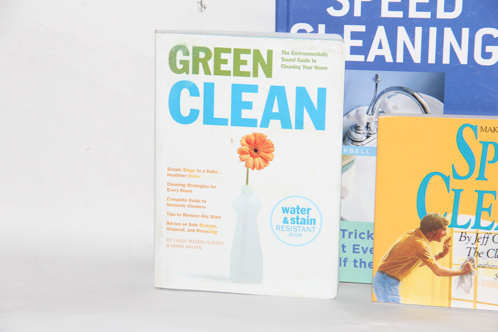 Selection of Household Cleaning Books
