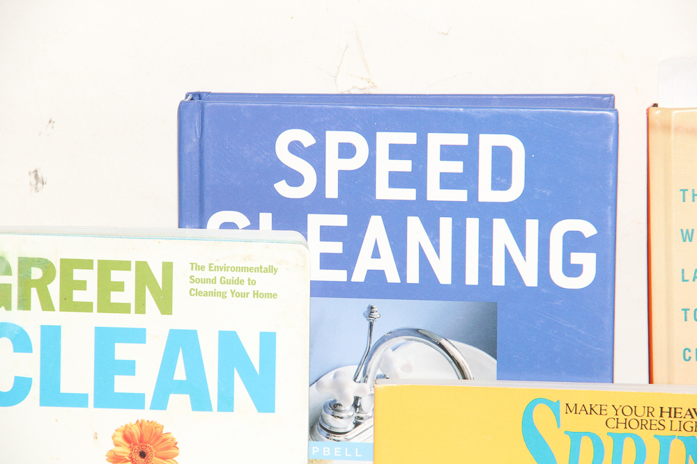 Selection of Household Cleaning Books