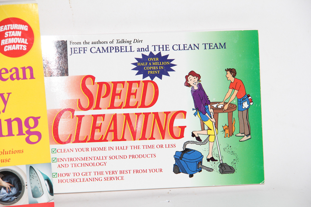 Selection of Household Cleaning Books