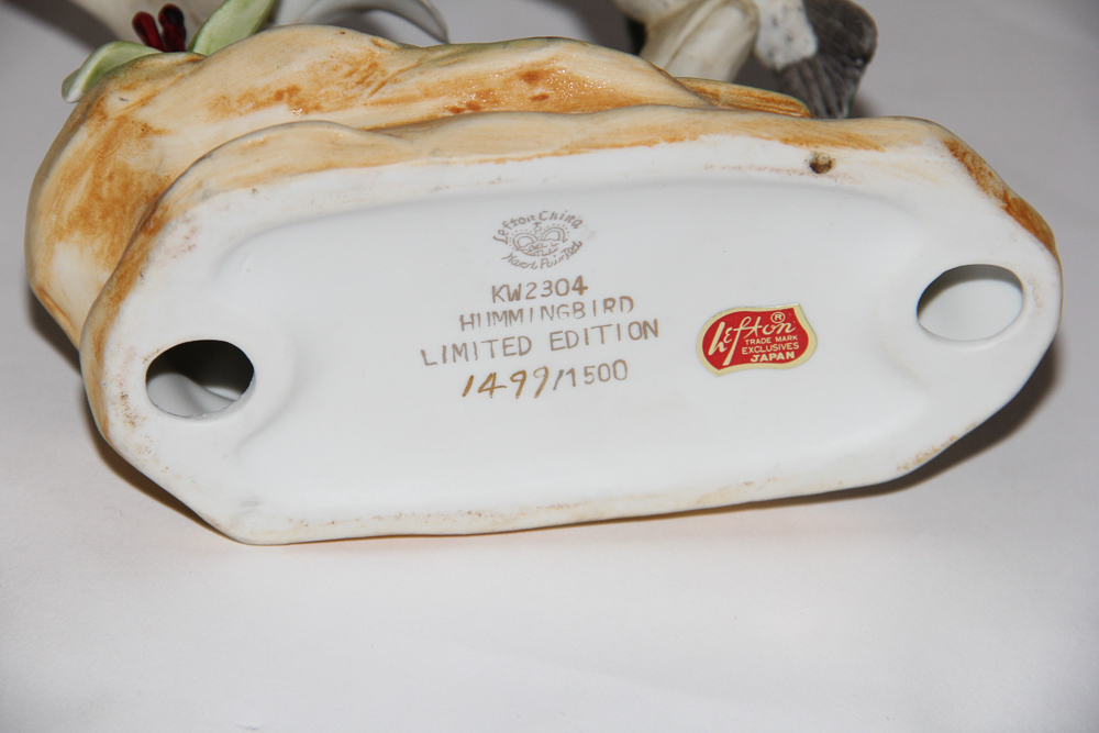 Selection of Lefton Limited Edition and Specialty Bird Figurines