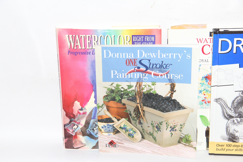 Collection of Painting, Drawing and Watercolor Books