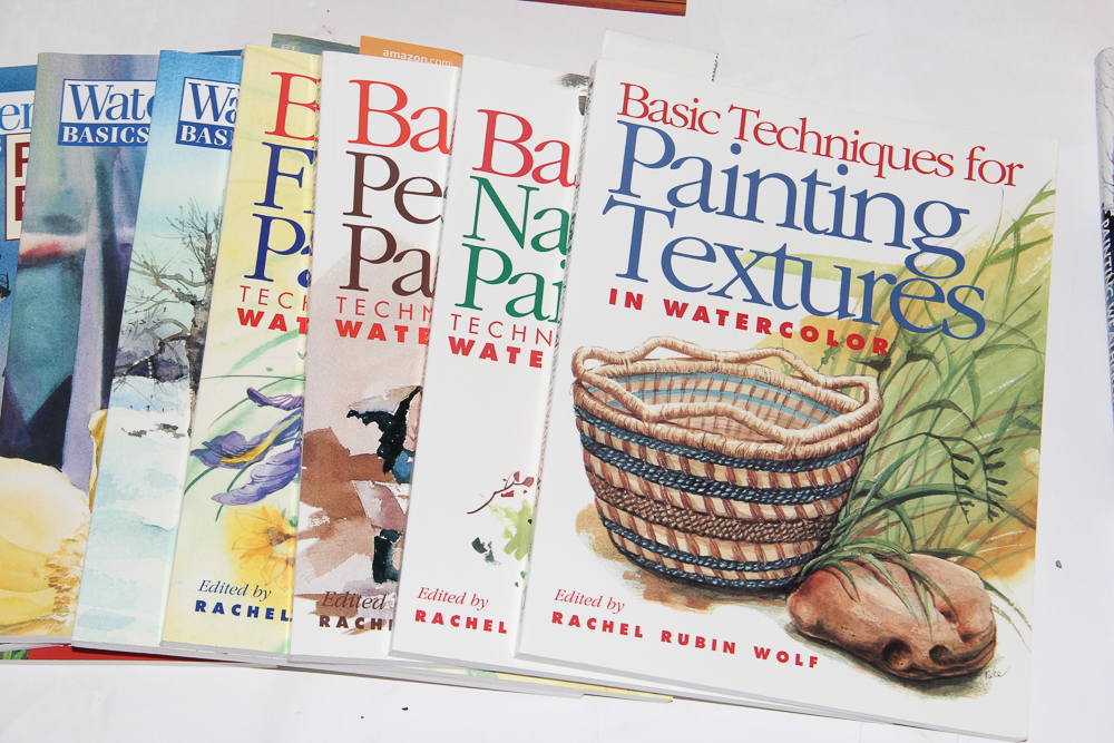 Collection of Painting, Drawing and Watercolor Books