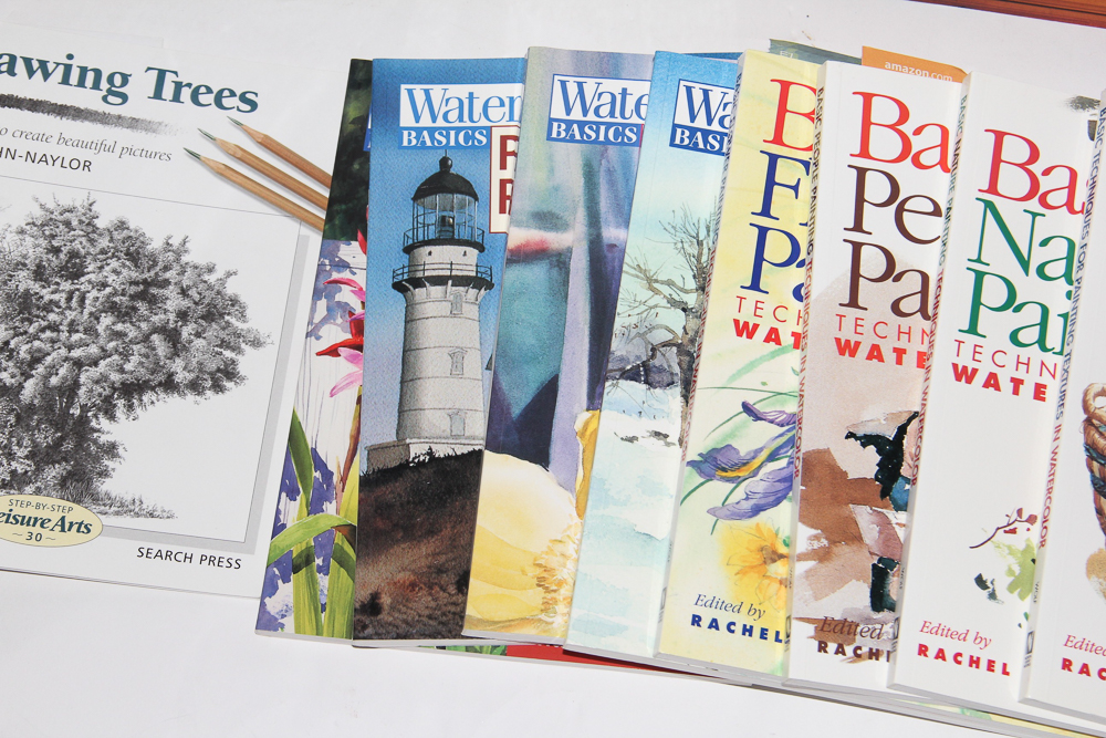 Collection of Painting, Drawing and Watercolor Books