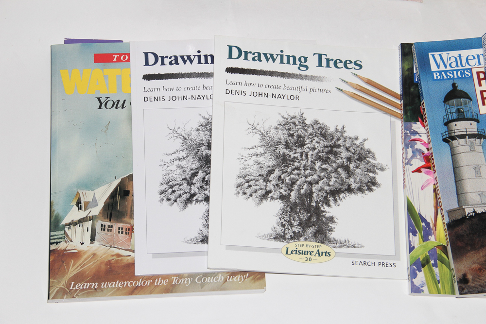 Collection of Painting, Drawing and Watercolor Books