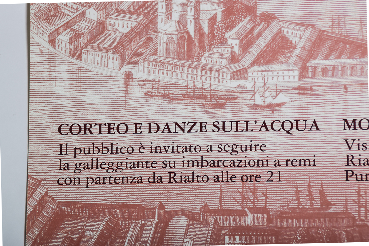 1981 Canal Grande di Maurice Bejart Poster