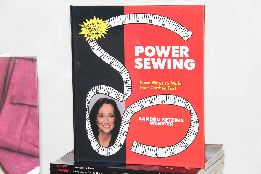 Large Collection of Vintage and Contemporary Sewing Books