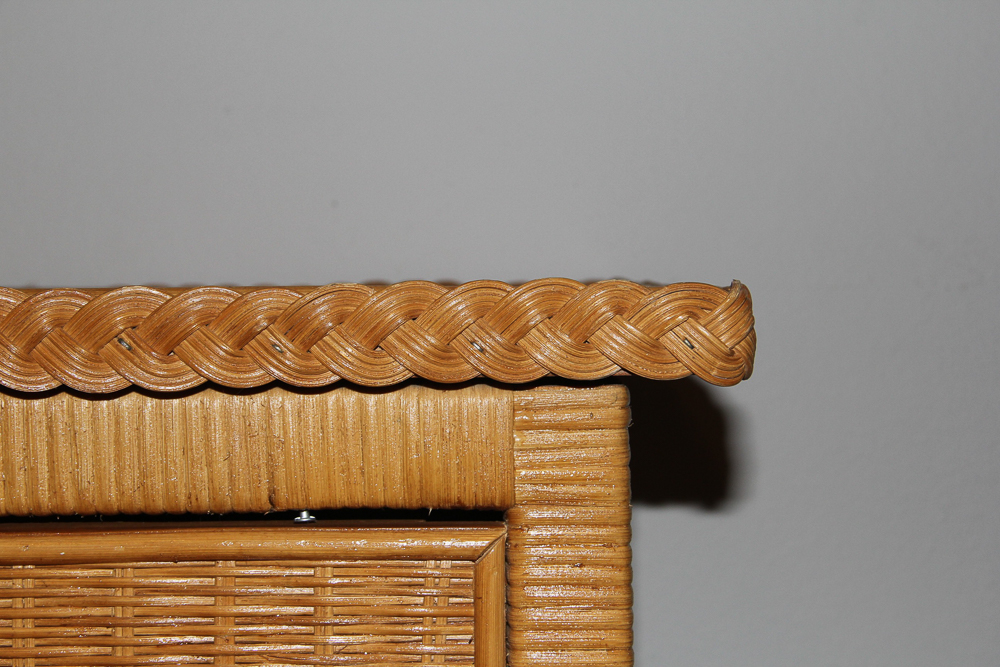 Rattan Wicker Weave Chest of Drawers
