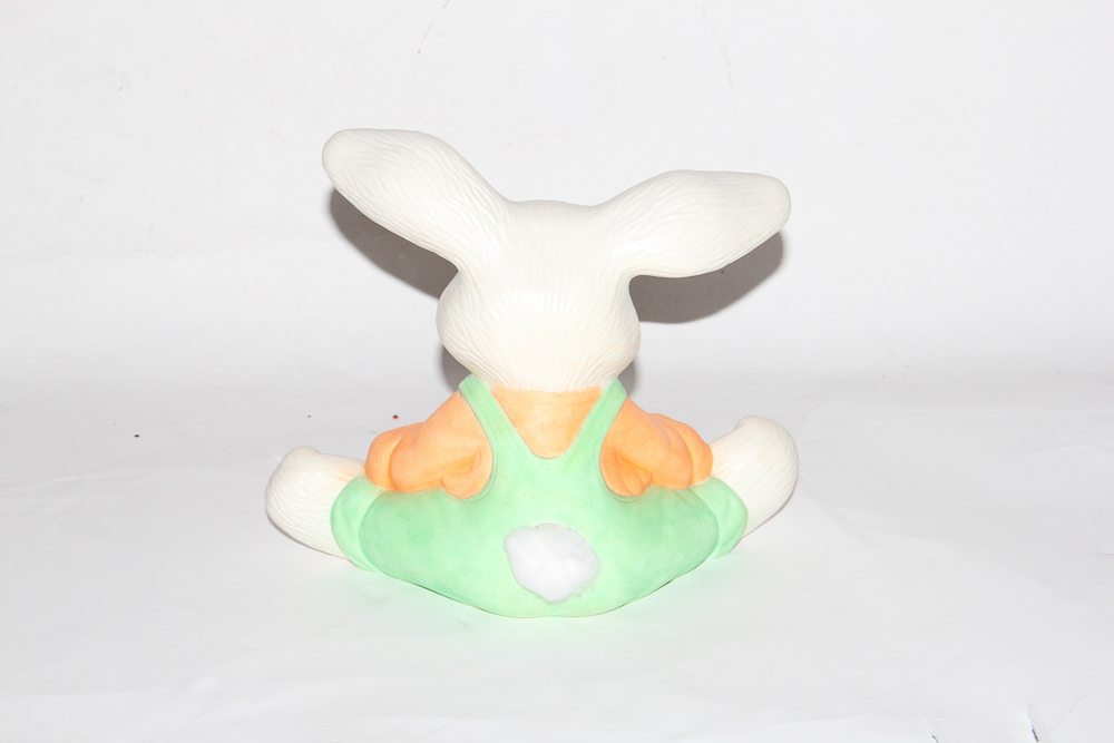 Pair of Bisque Porcelain Easter Rabbits