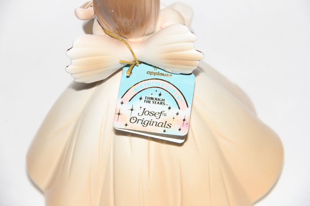 Set of "Birthday Girls" Ceramic Figurines