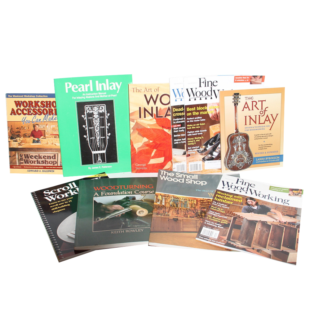 Collection of Instructional Books on Woodworking