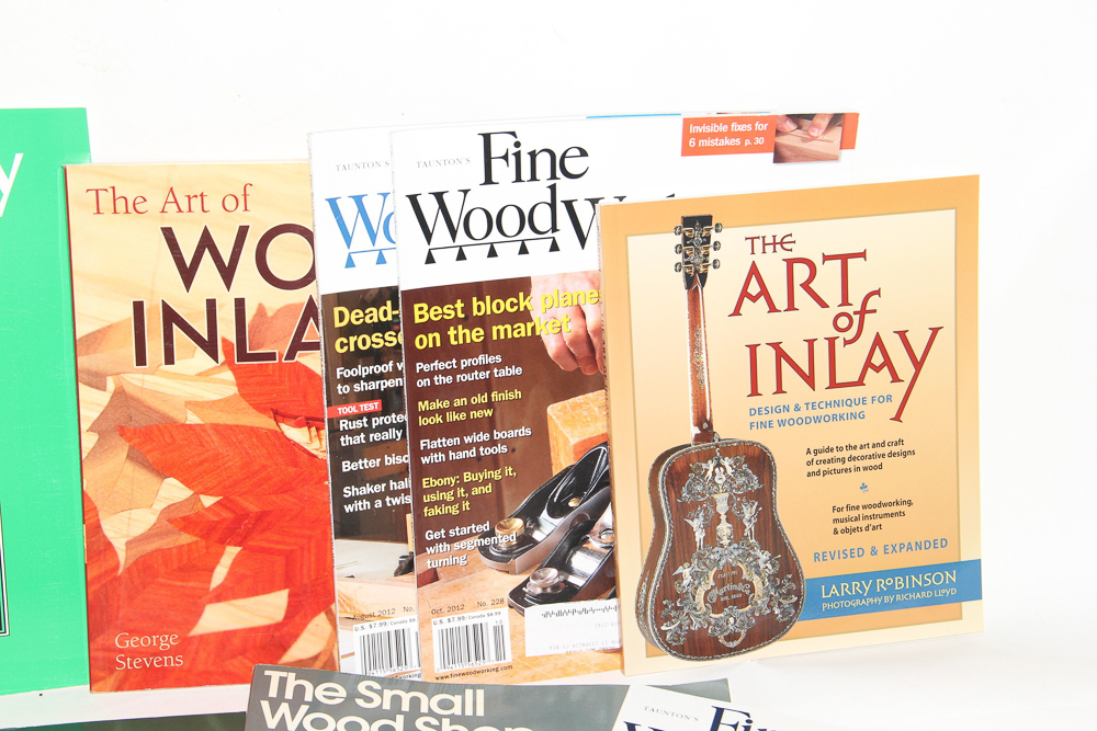 Collection of Instructional Books on Woodworking