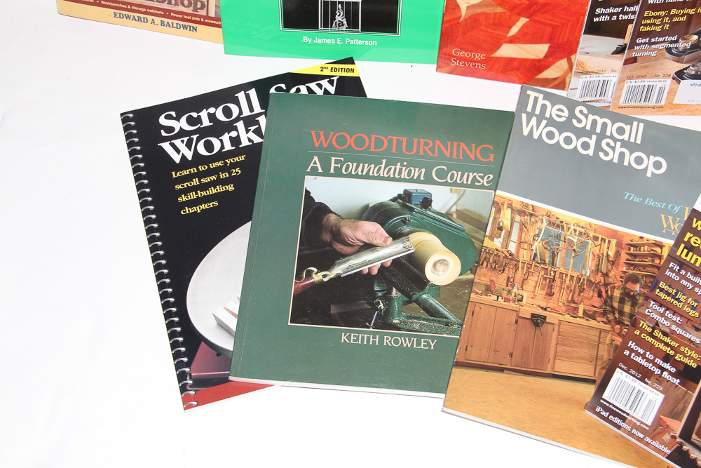 Collection of Instructional Books on Woodworking