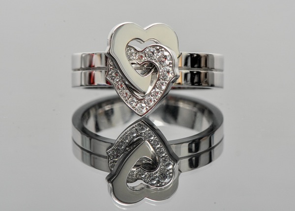 Cartier 18K White Gold Diamond Ring