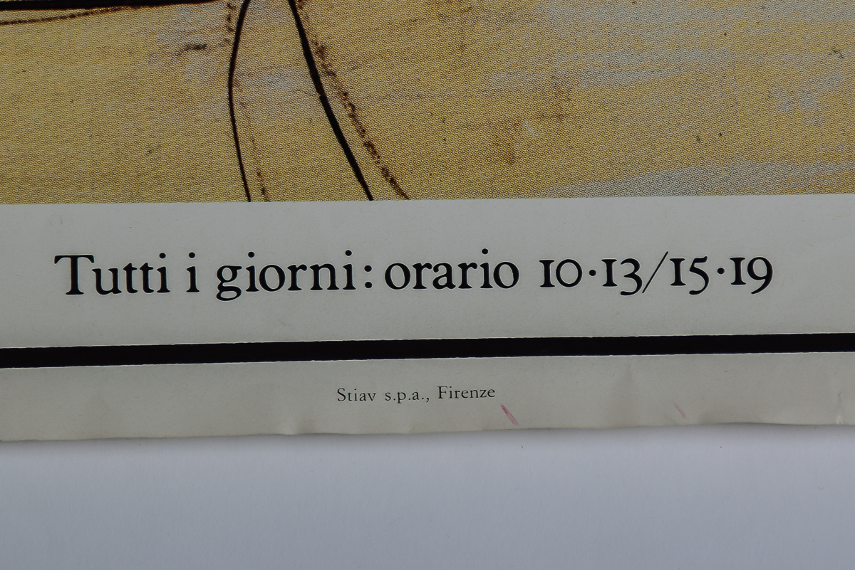 1981 Pablo Picasso Exhibition Poster