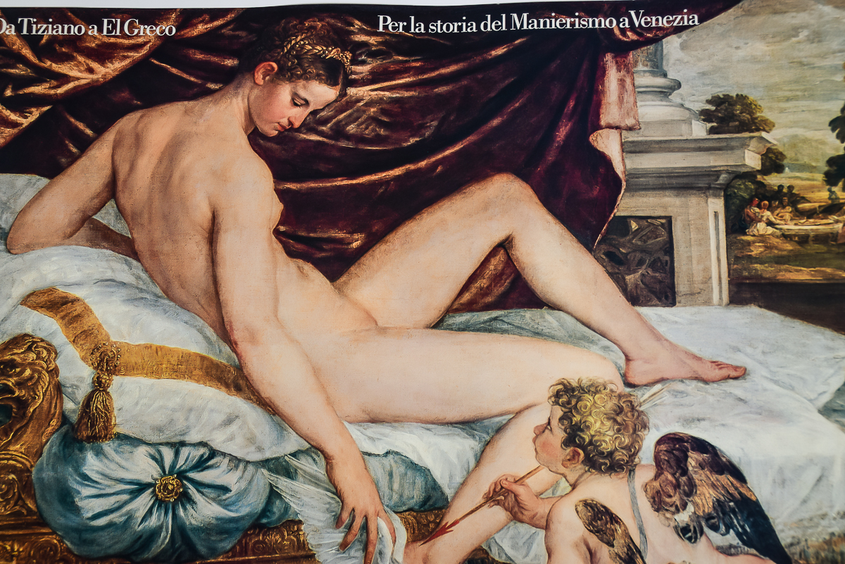 1981 From Tiziano to El Greco Exhibition Poster