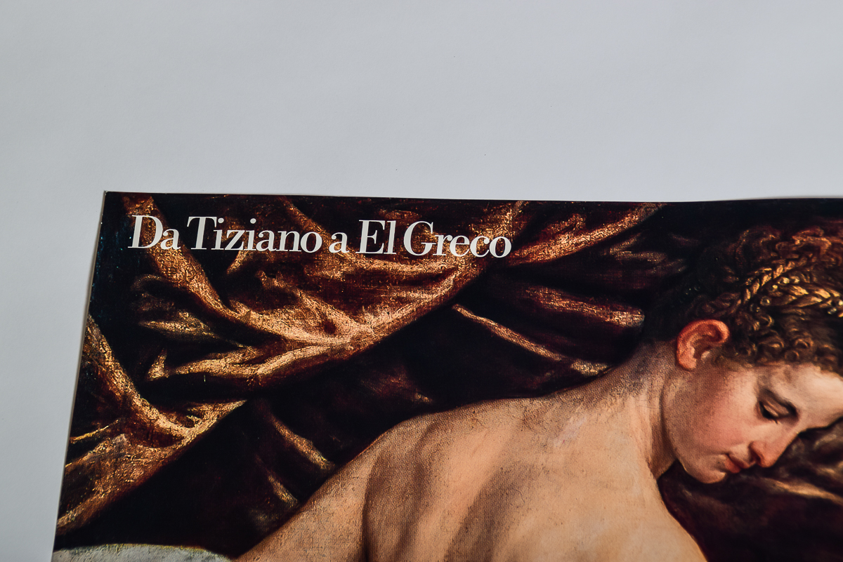 1981 From Tiziano to El Greco Exhibition Poster