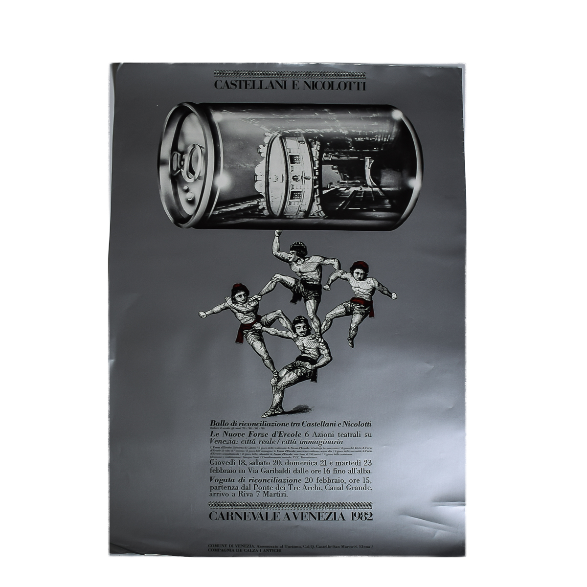 1982 Castellani E Nicoletti Carnevale A Venezia Poster