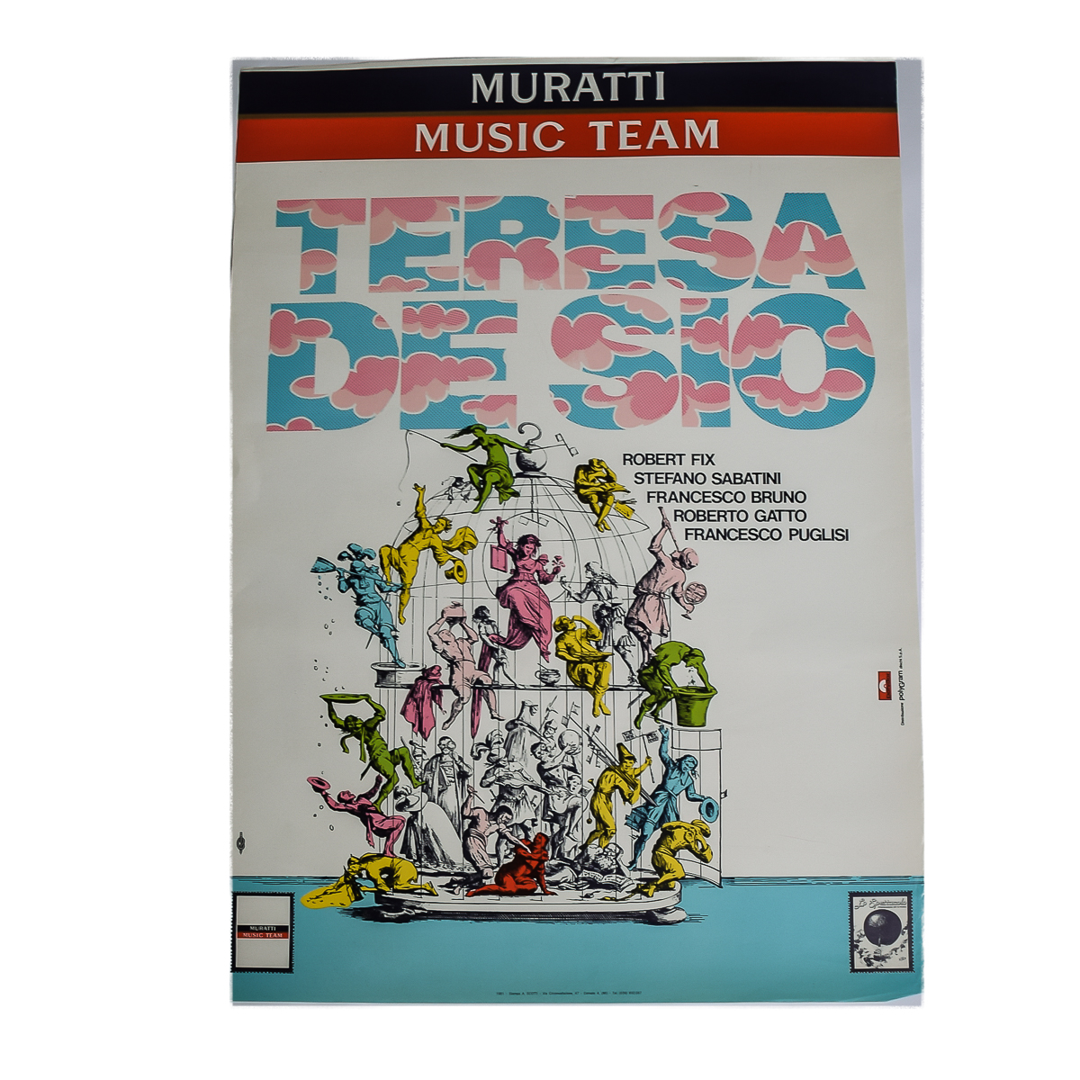 1981 Teresa De Sio Art Poster