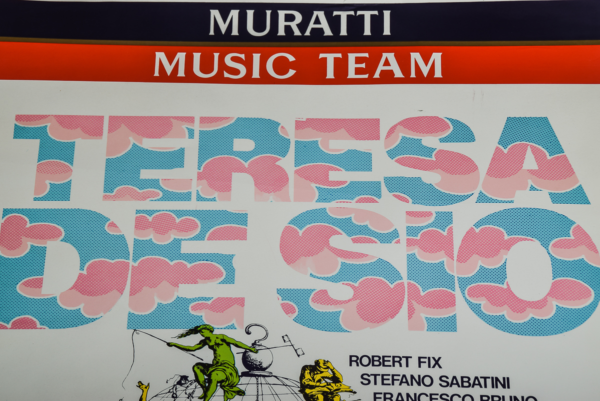 1981 Teresa De Sio Art Poster