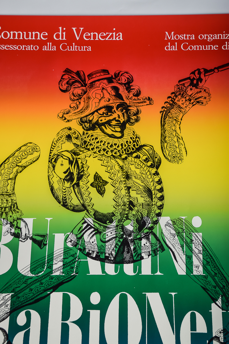 1981 Burattini, Marionette and Pupi Art Poster