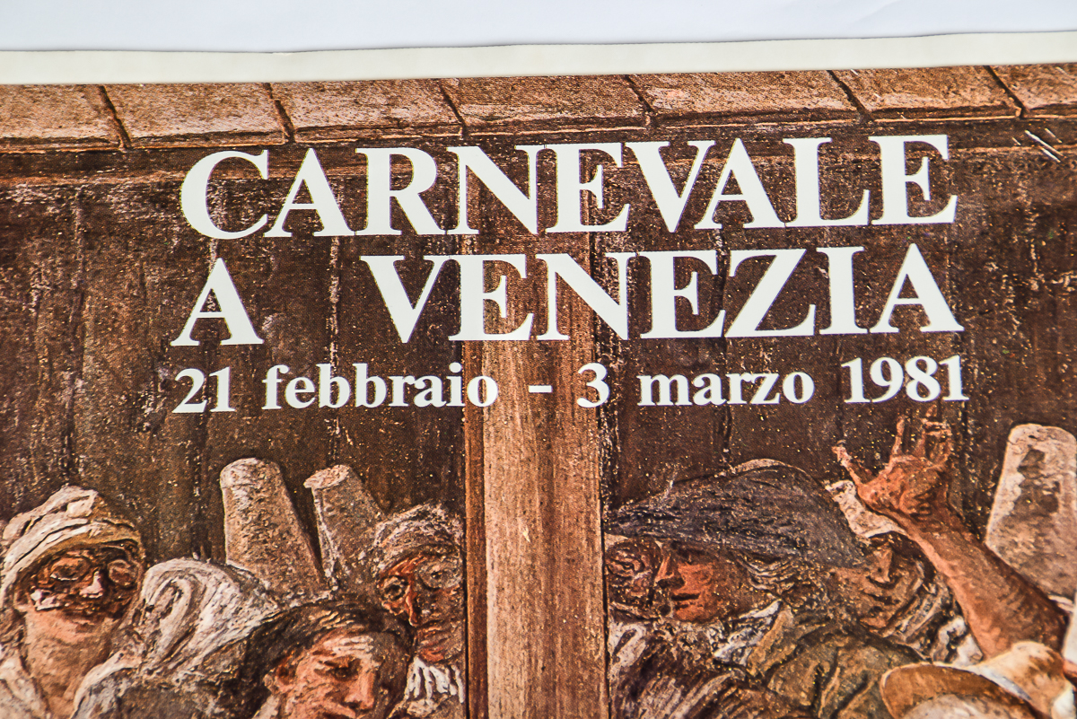 1981 Carnevale A Venezia Art Poster