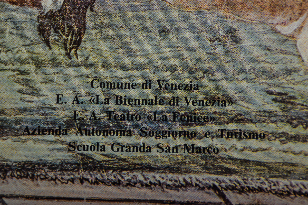 1981 Carnevale A Venezia Art Poster