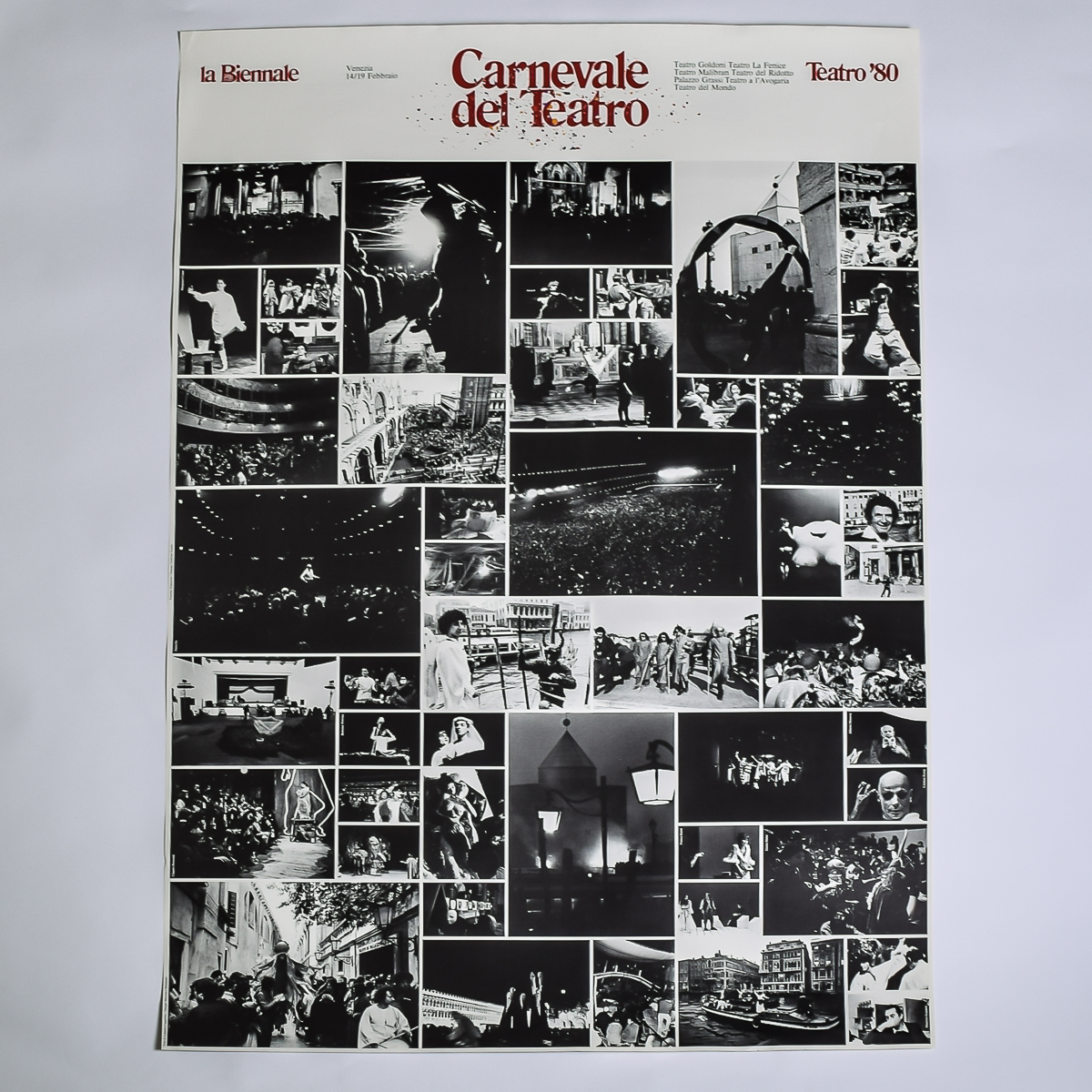 1980 Carnevale del Teatro Poster