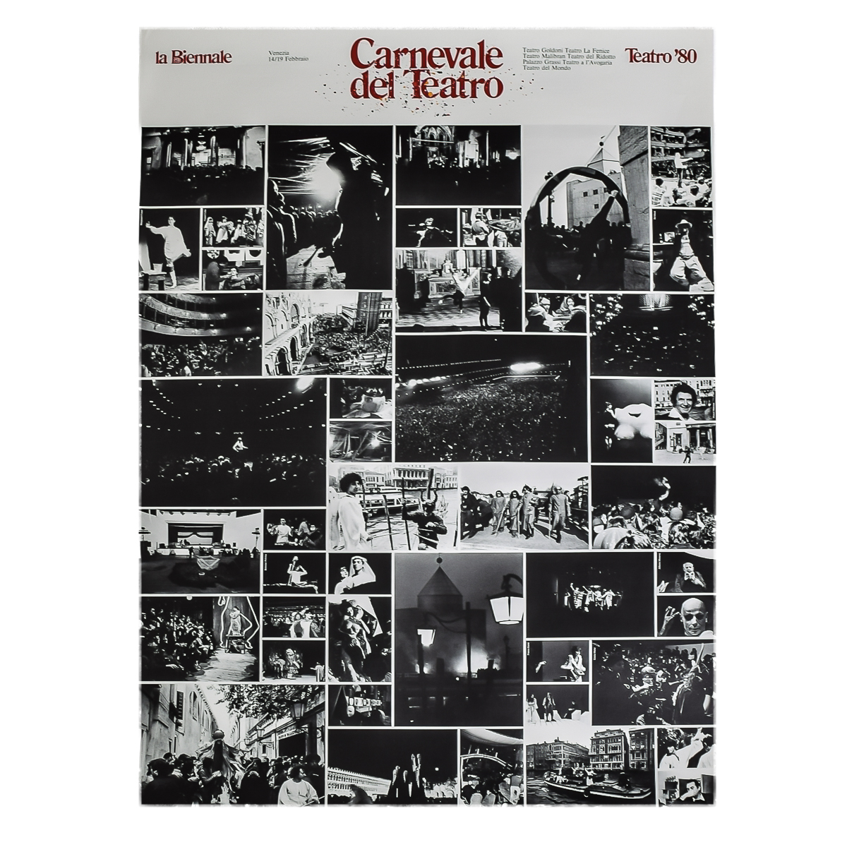 1980 Carnevale del Teatro Poster