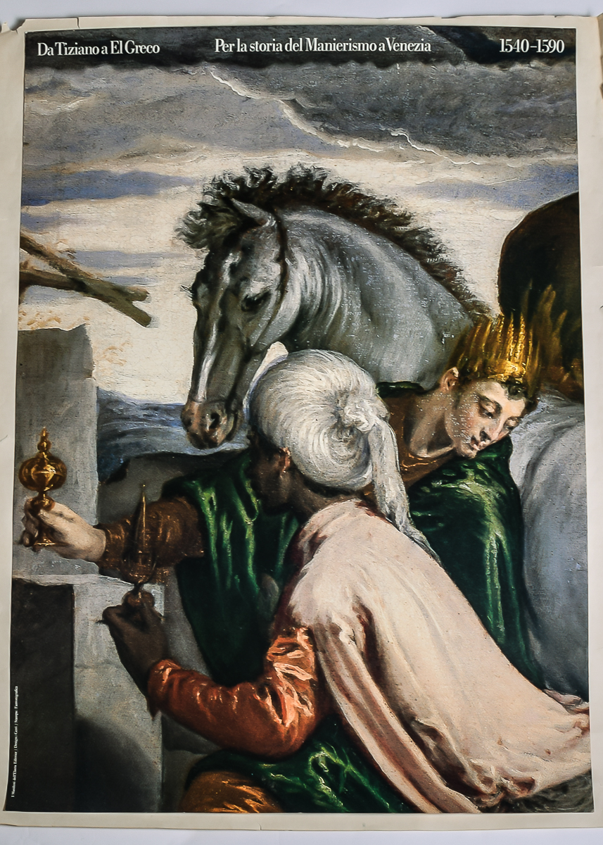 1981 From Tiziano to El Greco Exhibition Poster