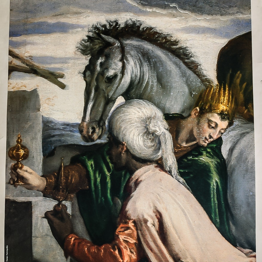 1981 From Tiziano to El Greco Exhibition Poster