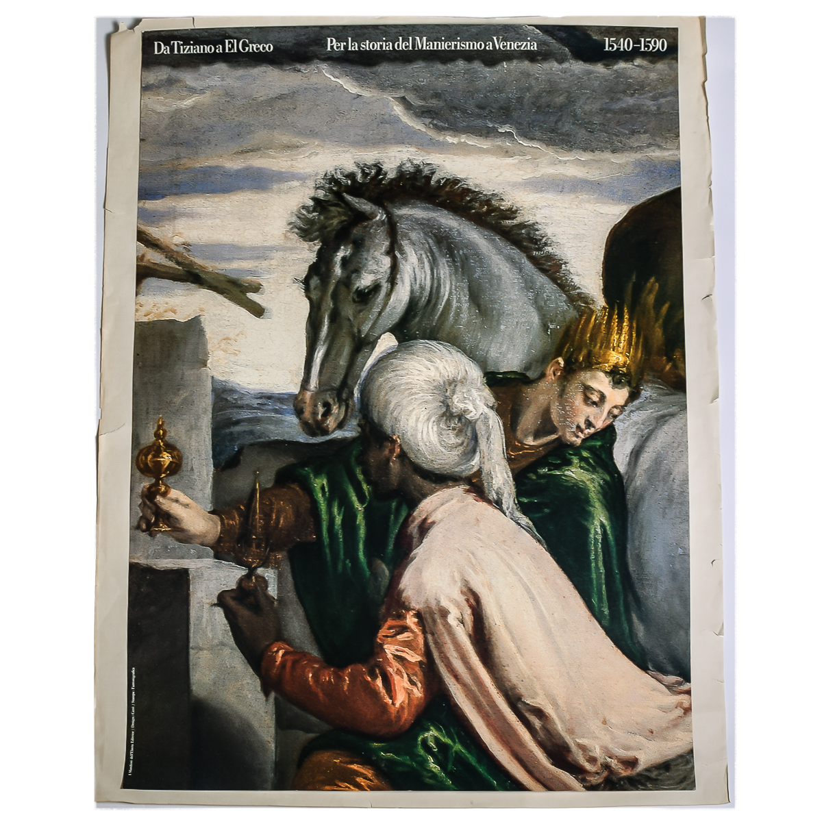 1981 From Tiziano to El Greco Exhibition Poster