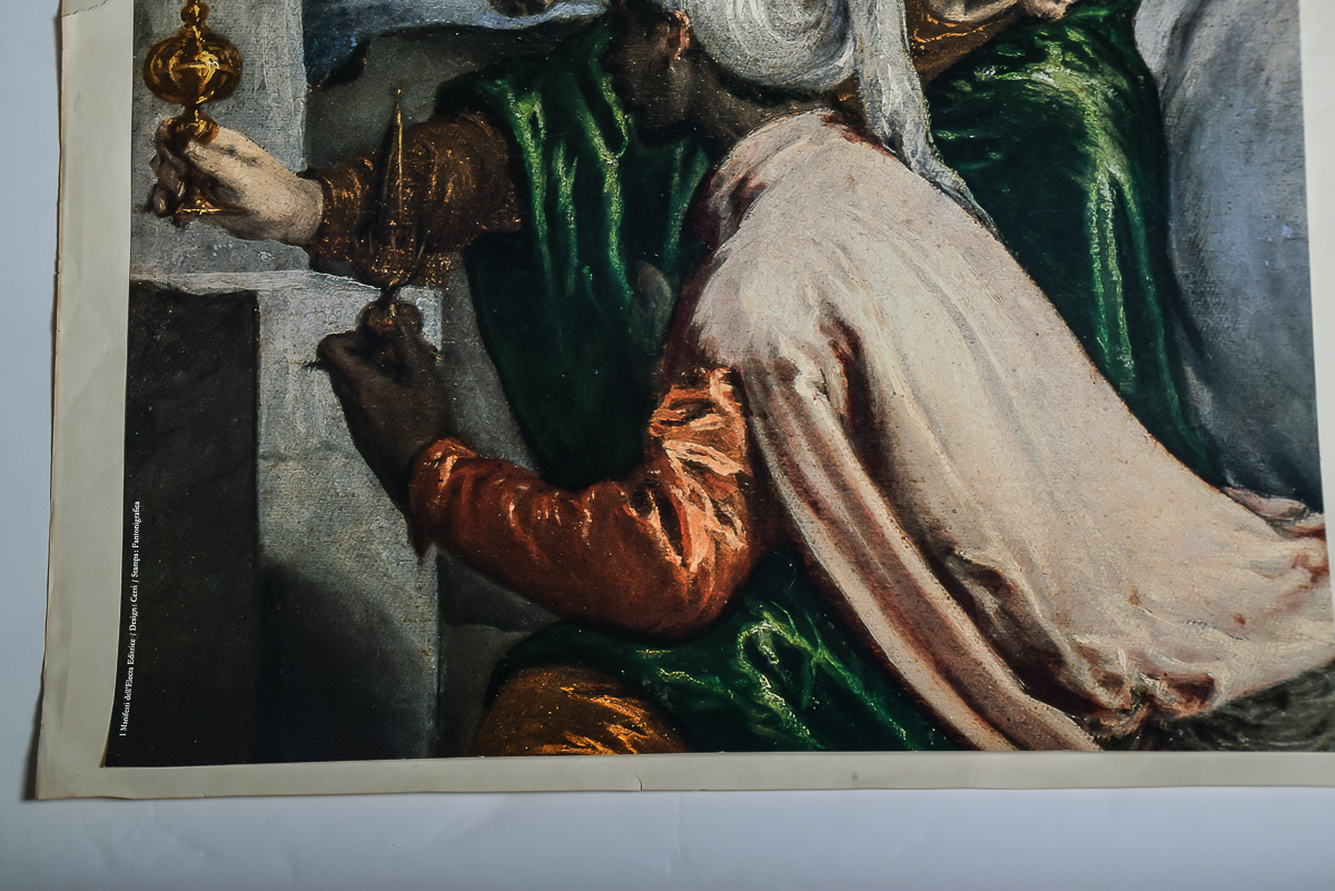 1981 From Tiziano to El Greco Exhibition Poster