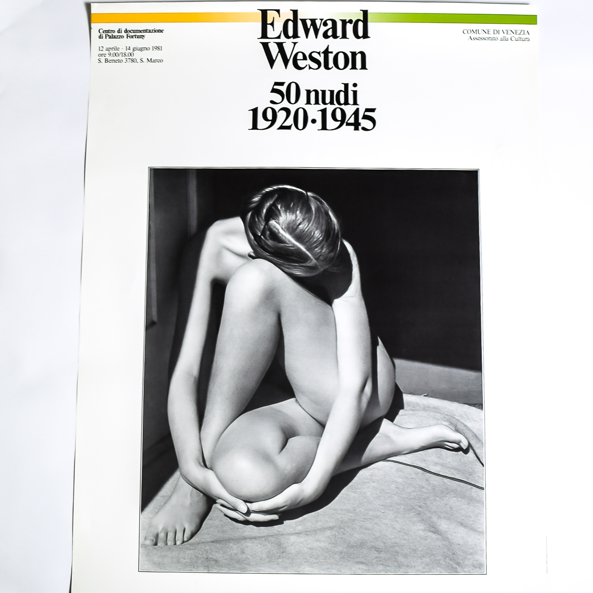 1981 Edward Weston Comune di Venezia Poster