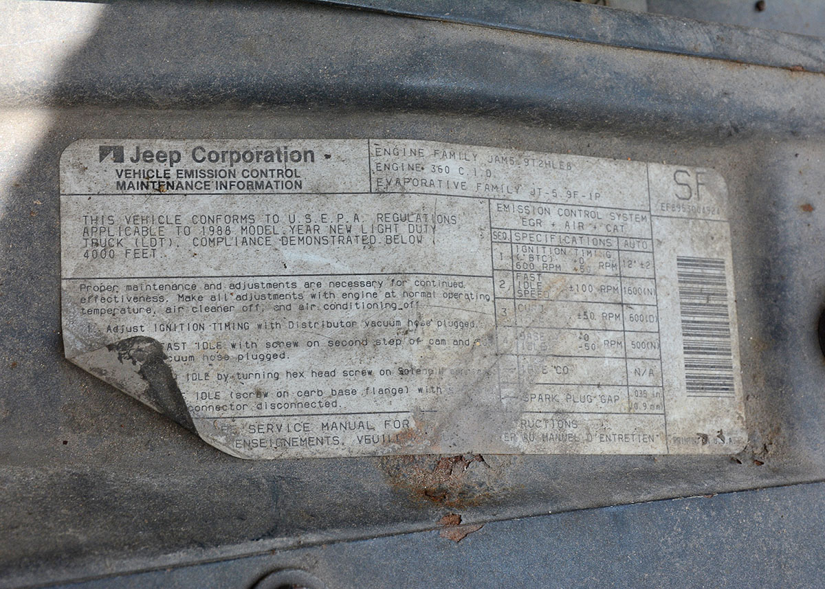 1988 Jeep Grand Wagoneer